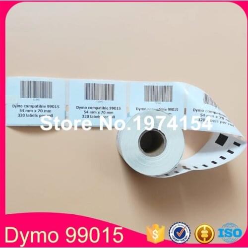 20 Rolls Dymo 99015 Compatible Label 54mm*70mm 320Pcs/Roll White Compatible for LabelWriter 450Turbo Printer SLP 440 450