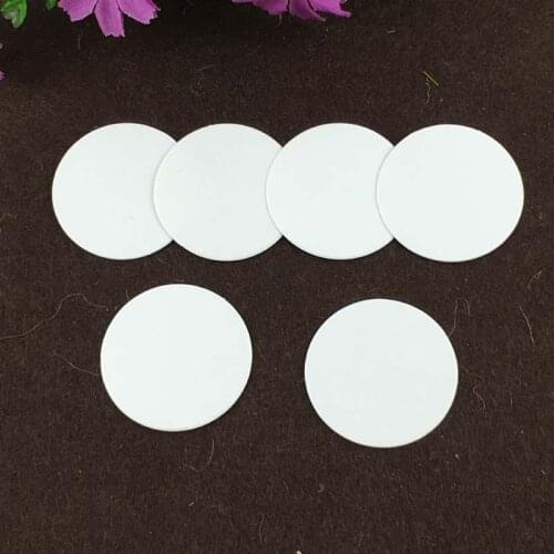 500Pcs Diameter 4cm Round Shape Paper Tags for Jewelry Boxes Festival Gifts Cases Packaging Notes Hang Tags Accept Custom Logo