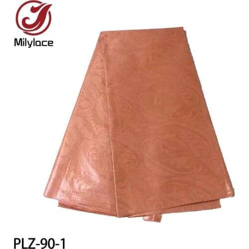 Cheap Price African Bazin Riche Lace Fabric High Quality Brazin Riche Fabric 100% Cotton 5yard for Dress PLZ-90