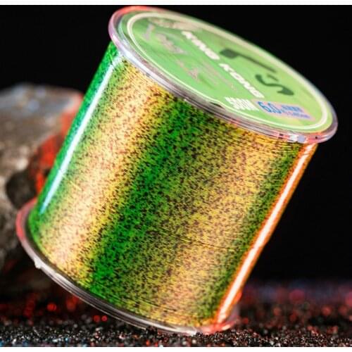 Best Strong 500M Fluorocarbon Japan Monofilament Nylon Fishing Line Rock Sea Thread Camouflage Discoloration Spool Pesca Peche