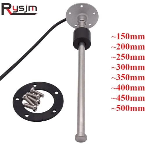 Marine Boat Fuel Sender Unit Car Fuel Level Gauge Flow Sensor Liquid fit for 0~190 ohm 240-33ohm Fuel Guages 250 350 400 450mm