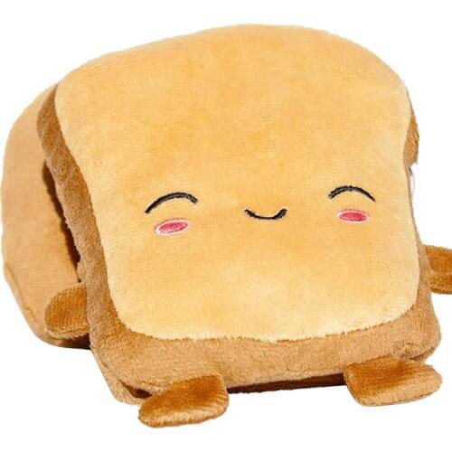 Heating Electric Cartoon Gloves USB Hand Warmers Electric Gloves 5V Toast Cute Bread Type Lovely Bread Cute USB Heating Gloves