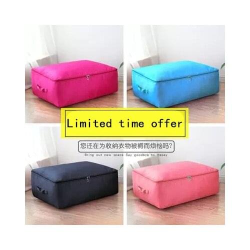Hot-selling household Oxford cloth quilt storage bag moving packing bag moisture-proof dust-proof toy clothing finishing storage
