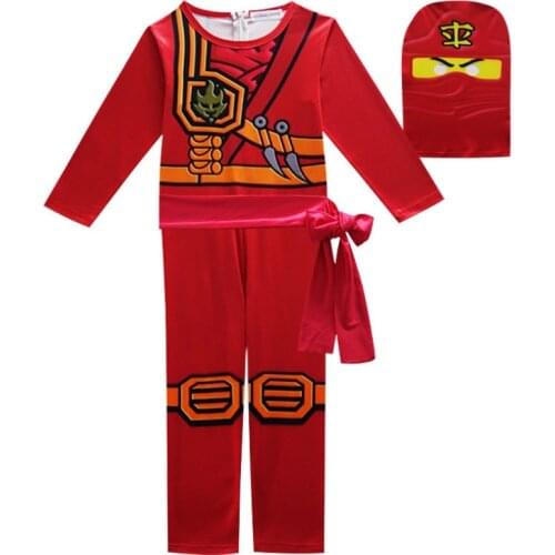 Children Clothing Set Ninja Ninjagoed Cosplay Costumes Kids Girls Boys Clothes Fancy Party Clothes Ninja Streetwear Suits