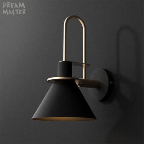 Nordic Metal Wall Light Hotel Reading Wall Sconce Modern Functional Wall Lamp For Bedroom White Black Bedside Lights