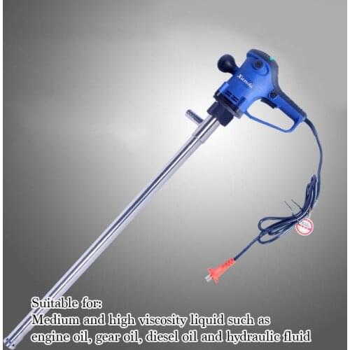 1600W PVDF Oil Transfer Pump Motor Drive Barrel Pump For Gear Oil Machine Oil Medium High Viscosity Liquids Electrical Infusion