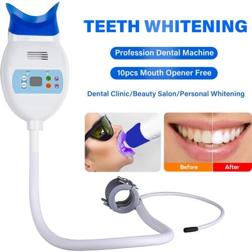 Teeth Whitening Professional Dental LED Blue Lamp Bleaching High Power Teeth Whitening Machine White Light Beauty Salon Using