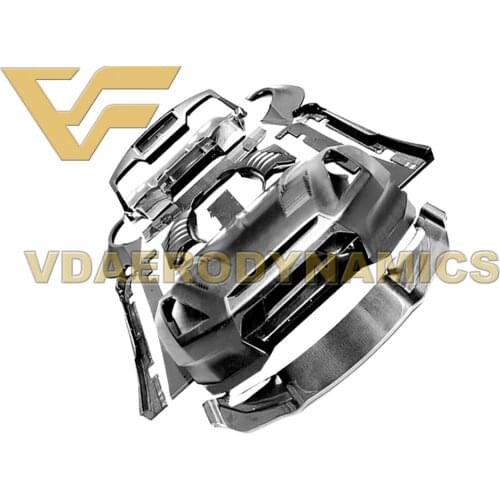 Suitable For 08-16 Nissan GT-R GTR R35 VAD-S FRP Full Body Kit includes Front Rear Bumper Sides Spoiler - Half Carbon Available