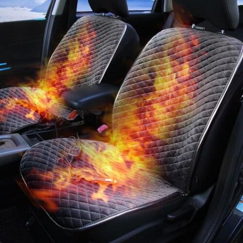 Car Heated Cover Car Electric Heated Seat Cushion For Toyota Corolla RAV4 Prius Prado Highlander Sienna zelas verso Mark X Crown