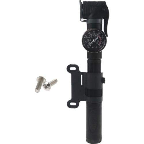 Mini Portable Bicycle Pump, Pump Bike Pumps w/ Glueless Puncture Repair