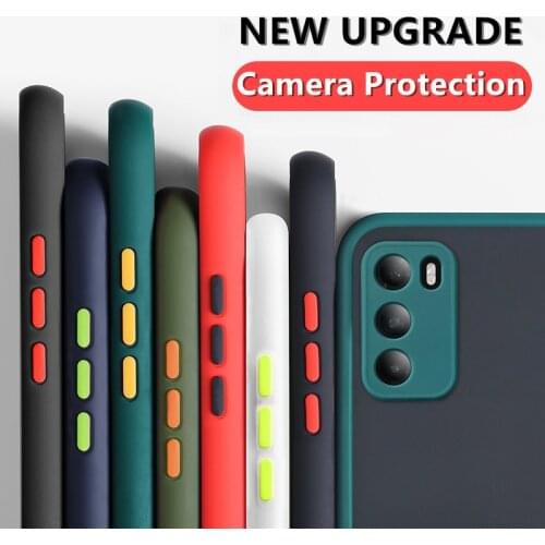 Luxury Color Frame Transparent Matte phone case For Huawei P30 Pro Honor 20 9X P20 P30 Lite Pro Hard PC Protective Back Cover