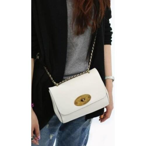 Luxury Woman Bag 2021 Cowhide Leather Chain handbag Flap Cover Crossbody Bag Designer Inclined Satchel Gril Shoulder Bags Purse