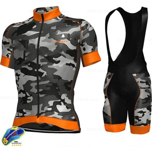 Strava 2021 Cycling Set Triathlon Bicycle Clothing Breathable Mountain Cycling Clothes Suits Ropa Ciclismo Verano Raudax