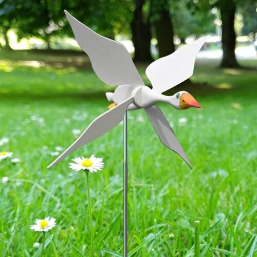Whirligig-Asuka Series Windmill Whirly Parrots Garden Lawn Decoration Courtyard Farm Yard Animal Decorative Stakes Wind Spinners