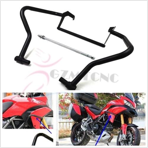 Engine Guard Crash Bar Frame Fairing Protector Bumper Highway for Ducati Multistrada MTS 1200S MTS1200S 2009-2014 2010 2013