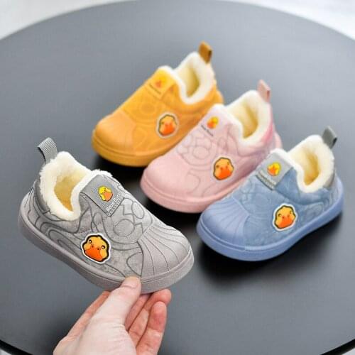 2020 Winter Baby Girls Boys Snow Boots Toddler Infant Warm Plush Boots Non-slip Soft Bottom Outdoor Children Kids Cotton Shoes