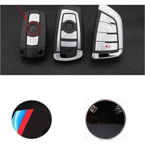 1 pcs 11 mm Car Key Shell Sticker For BMW E36 E38 E39 E46 E52 E53 E87 E90 E91 E92 F01 F02 F07 F15 F16 F30 F31 F34 accessories