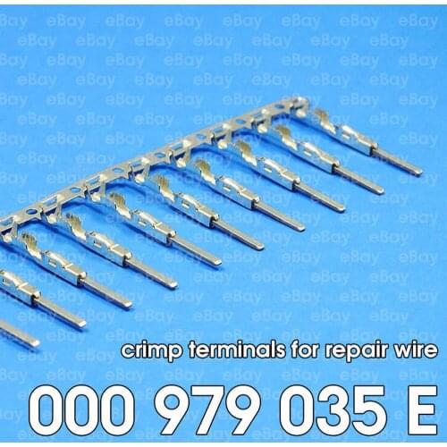 100 pcs 000979035E 000 979 035E male terminal pin automotive connector plug for repair wire AUX switch