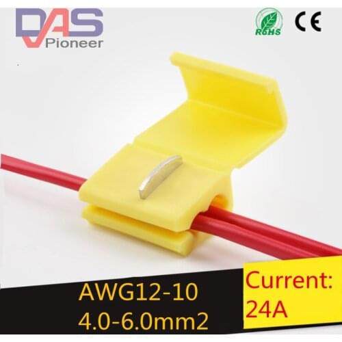 100pcs/lot 802P3 Scotch Lock Quick Splice 12-10AWG Wire Connector