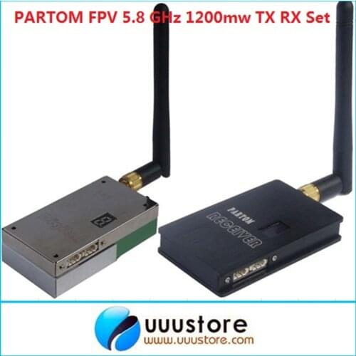 5.8G 1200mW 9 Channel Digital Display Video Transmitter Set for FPV System