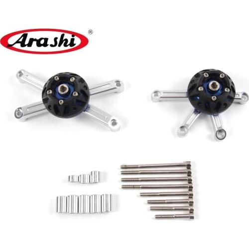 Arashi For SUZUKI GSXR600 2006-2007 Engine Slider Protector Engine Cover CNC-Machined GSX-R GSXR 600 GSX600R 2006 Motorcycle