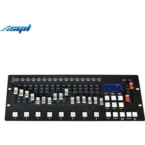 DJ Party Bar Stage Dimmer Console Event Wedding Moving Head/Par Light 256 Channel DMX Controller 8 Programs 99 Steps 16 Putter