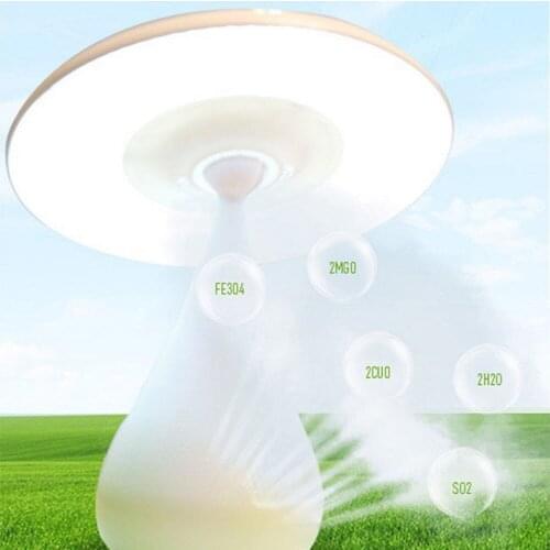 Mushroom Air Purifier Desk Lamp USB Rechargeable Touch Sensor LED Light Cleaner
