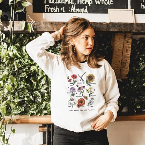 Harajuku Tumblr Graphic Hoodies Women Korean Kawaii Sweatshirts 90s Aesthetic Oversized Hoodie Girl Streetwear