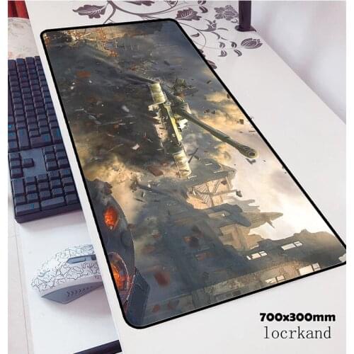 World of Tanks mouse pad 700x300x3mm pad mouse notbook computer padmouse cheapest gaming mousepad gamer to keyboard mouse mats