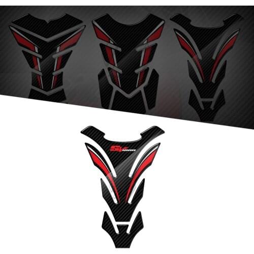 For Suzuki SV1000 SV 1000 Decals 3D Carbon-look Motorcycle Tank Pad Protector Sticker