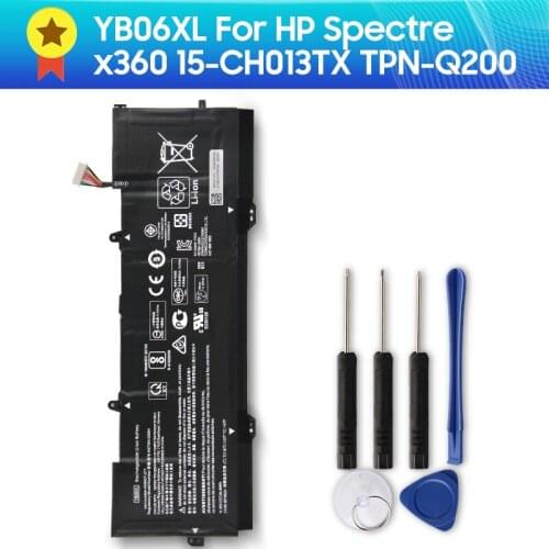 Authentic Replacement Battery YB06XL HSTNN-DB8H For HP Spectre x360 15-CH013TX TPN-Q200 Large capacity 84.08Wh 11.55V 7280mAh