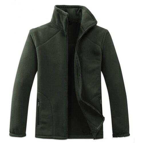 Autumn and winter men fashion slim plus size stand collar fleece jacket male trendy color thermal windbreaker casual outerwear