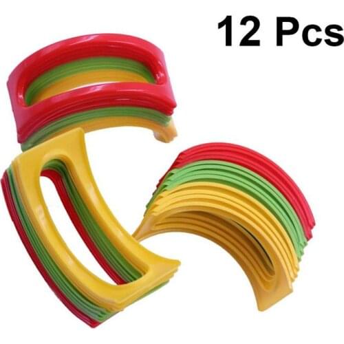 12pcs Plastic Taco Rack In Pie Tools Durable Mexican Pancake Rack Tray Taco Holder Kitchen Supplies Plastic Pallet Holder