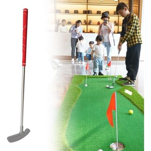 Zinc Alloy Practical Two-section Detachable Golf Putter Golf Supplies Mini Golf Putter Anti-oxidation for Outdoor