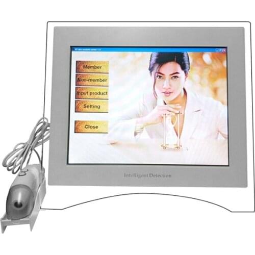 Professional High quality digital skin analyzer/ facial skin moisture tester/ skin scanner analyzer beauty machine CE