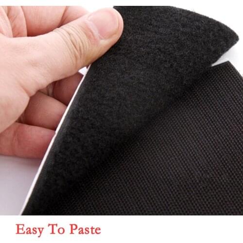 1Meter Self Adhesive Hook & Loop Tape Strong adhesive Velcro Adhesive Sticker Velcros Nylon With Gue Fabric Tape For Sewing Car
