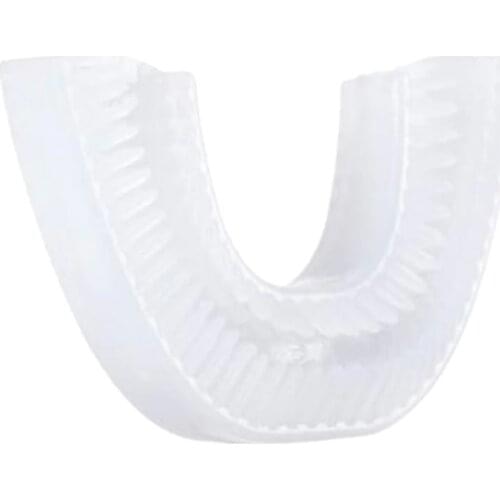 Top Deals 360 U Shape Replacement Brush Smart Automatic Ultrasonic Toothbrush Replacement Silicone Head