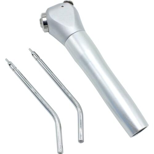 Dental Air Water Spray Triple 3 Way Syringe Handpiece + 2 Nozzles Tips Tubes For Dental 3 Way Air Water Spray Triple Syringe