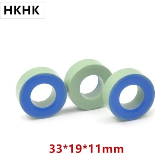 Iron Power Cores inductor T130-52 33*19*11 mm blue/green coated ferrite ring core filtering AG