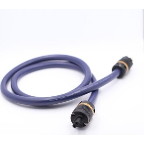 1piece P101 6N OCC AC power cable with VIBORG pure copper Power connectors figure 8 Power cable fingure 8 IEC connector