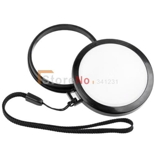 100% New 55mm White Balance Lens Filter Cap with Filter Mount WB For DC, DV, DSLR