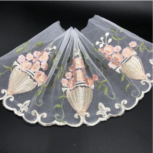 14Yards Lace Fabric Beautiful Flower Venise Lace Trim Sewing Craft Embroidered Lace For Sewing Decoration