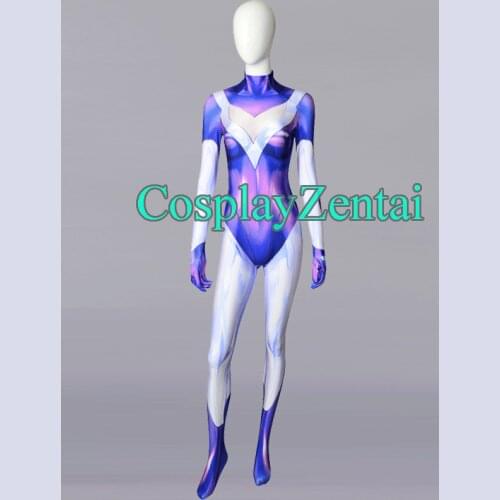 2018 New DJ Sona Cosplay Costume 3D Print Spandex Free Shipping Halloween Costumes for woman
