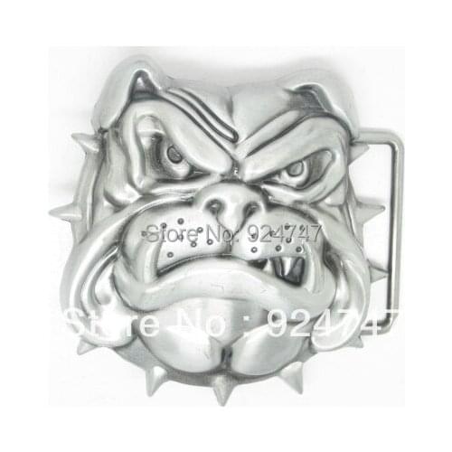 3D Bulldog English Belt Buckle