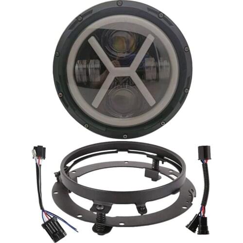 7 inch LED Headlight for Harley Street Glide Electra Glide Ultra Classic Road King Heritage Softail Deluxe Slim Fatboy Motorcycl