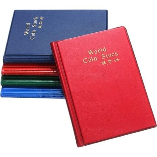 Russian Coin Album & Folder 120 Coin Collection Holders Storage Penny Pockets Money Album Book Case for Coins hot