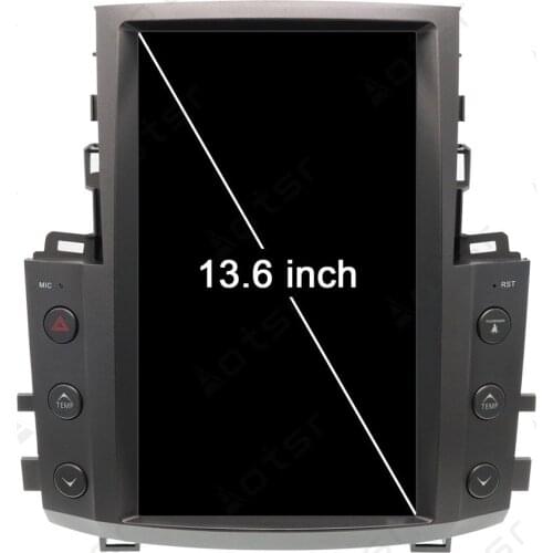 AOTSR 13.6 inch Android 8.1 New Tesla style HD screen Car GPS Navigation For Lexus LX 570 2007-2015 head unit Multimedia Player