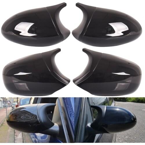 Rear view Mirror Covers for Bmw 1 3 Series E81 E82 E87 E88 E90 E91 E92 116i 118i 120i 320i 328i 330i Carbon Fiber Gloss Black