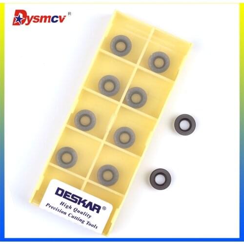 DESKAR RPMT08T2MOE RPMT10T3MOE-JS RPMT1003MO-TT RPMT1204MOE-JS LF6018 CNC carbide insert turning tool washing tool parts