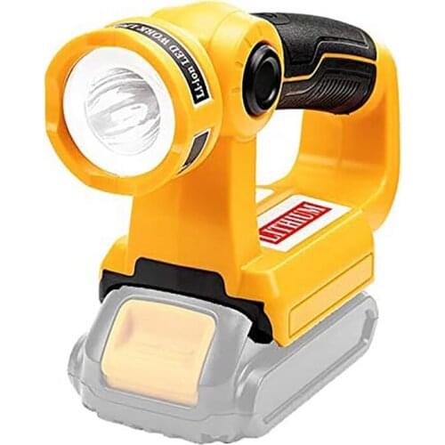 For Dewalt Battery Pack 14.4-20V 3W Flashlight DCB140 Handheld LED Work Light Lithium Battery USB Portable Outdoor Lamp